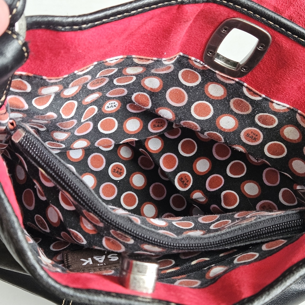 The SAK Leather Hobo Shoulder Bag - Picture 4 of 14